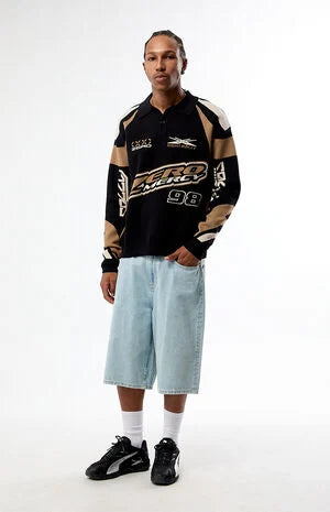 Pacsun Zero Mercy Knit Polo Sweater