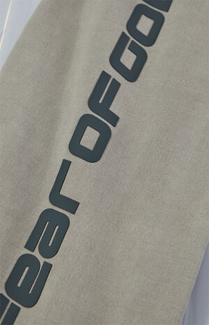 Fear of God ESSENTIALS Smoke Grey Fleece Flare Sweatpants