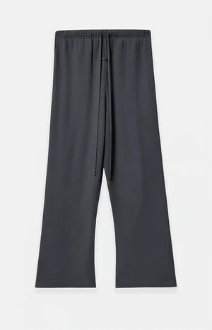 Fear of God ESSENTIALS Iron Gray Fleece Flare Sweatpants