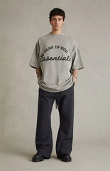 Fear of God ESSENTIALS Faded Black Training Classic Flare Sweatpants