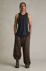 Fear of God ESSENTIALS Brown Pleated Baggy Pants