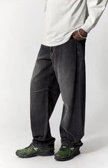 Pacsun Mason Baggy Barrel Jeans Dart Black