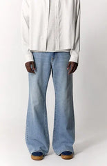 Pacsun Bennet Baggy Flare Jeans Light Blue