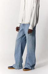 Pacsun Bennet Baggy Flare Jeans Light Blue