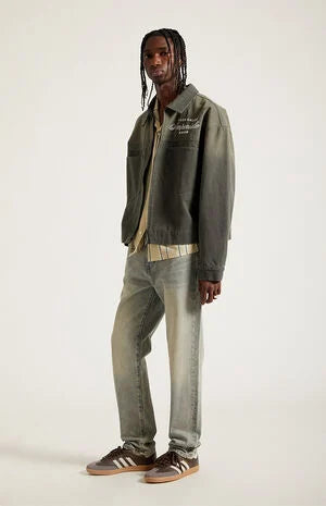 Pacsun Cade Straight Jeans Light Blue Tint