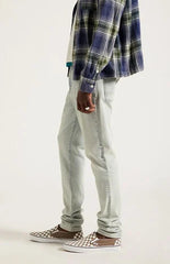 Pacsun Bryce Stacked Skinny Jeans Stretch Light Indigo