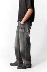 Pacsun Dylan Baggy Jeans Chain Vintage Wash Black
