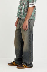 Pacsun Dylan Baggy Jeans Dark Blue Tinted