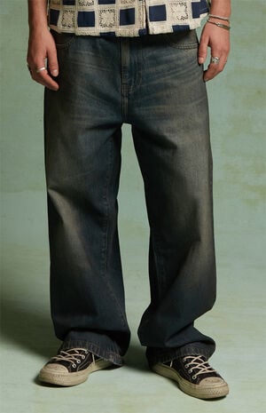 FIELD OF STUDY by Pacsun Dylan Baggy Jeans Dark Blue