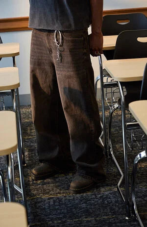 Pacsun Blake Extreme Baggy Jeans Overdyed Brown