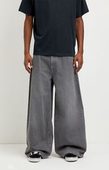 Pacsun Ryder Ultra Baggy Jeans Flames Gray