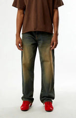 Pacsun Dylan Baggy Jeans Dark Blue Tint