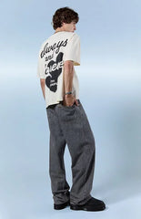 Pacsun Dylan Baggy Jeans Pinstripe Gray
