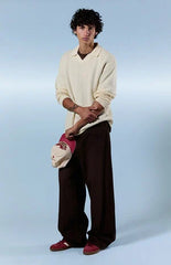 Pacsun Blake Extreme Baggy Jeans Brown Pinstripe