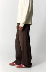 Pacsun Blake Extreme Baggy Jeans Brown Pinstripe