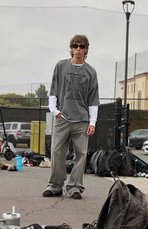 Pacsun Blake Extreme Baggy Jeans Gray