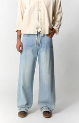 Pacsun Blake Extreme Baggy Jeans Drawstring Light Indigo