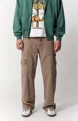 Pacsun Dylan Baggy Jeans Cargo Carpenter Washed Brown