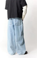 Pacsun Ryder Ultra Baggy Jeans Light Blue