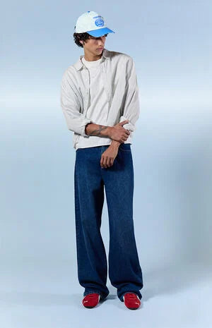 Pacsun Blake Extreme Baggy Jeans Medium Blue