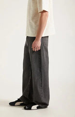 Pacsun Dylan Baggy Jeans Stripe Washed Black