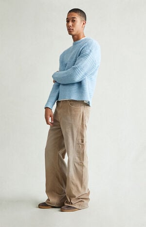 Pacsun Blake Extreme Baggy Pants Corduroy Carpenter Tan