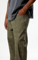 Pacsun  Blake Extreme Baggy Jeans Herringbone Gray