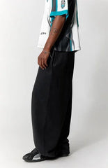 Pacsun Washed Black Fleece Extreme Baggy Sweatpants