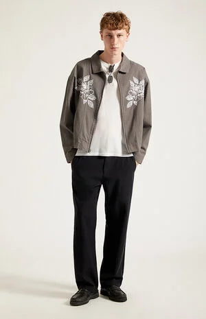 Pacsun Black Straight Leg Linen Pants