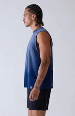 A.R.C. Navy Vintage Wash Form Muscle T-Shirt