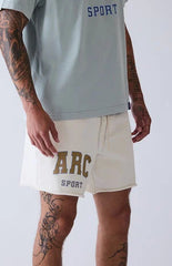 A.R.C. Gray Cutoff Fleece Sweat Shorts