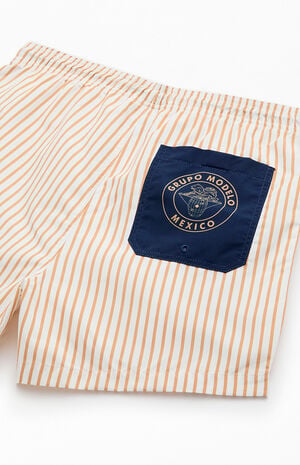 Ripple Junction Modelo Stripe 4" Swim Trunks