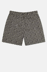 WeSC Zack Checker Daisies AOP 5" Swim Trunks
