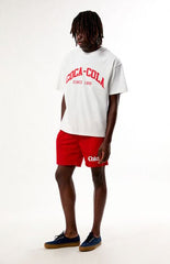 Coca Cola by Pacsun Retro Logo 6.5" Swim Trunks