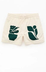 Pacsun Pebble Applique 4.5" Swim Trunks