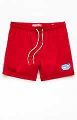 Pacsun West Palm Crinkle 4.5" Swim Trunks