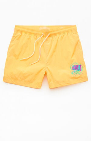 Pacsun Maui Crinkle 4.5" Swim Trunks