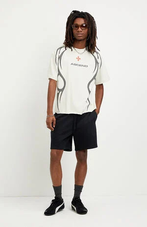 Pacsun Fleece Black Sweat Shorts