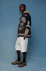 Pacsun Gray Piping Track Sweat Shorts