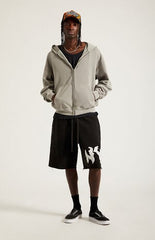 NY Raw Applique Baggy Sweat Shorts