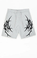 Pacsun Warping In Time Fleece Sweat Shorts