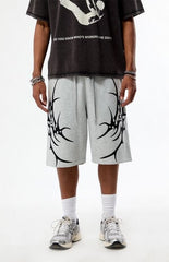 Pacsun Warping In Time Fleece Sweat Shorts