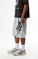 Pacsun Warping In Time Fleece Sweat Shorts