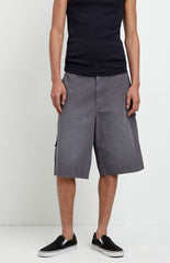 Pacsun Austin Extreme Baggy Jean Shorts Cargo Carpenter Charcoal