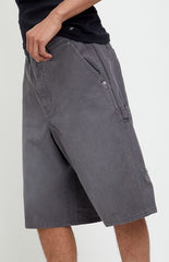 Pacsun Austin Extreme Baggy Jean Shorts Cargo Carpenter Charcoal