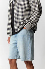 Pacsun Parker Baggy Jorts Light Blue