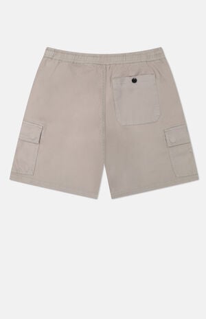 WeSC Gray Utility Cargo Shorts