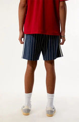 adidas Pinstripe Logo Shorts