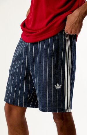 adidas Pinstripe Logo Shorts