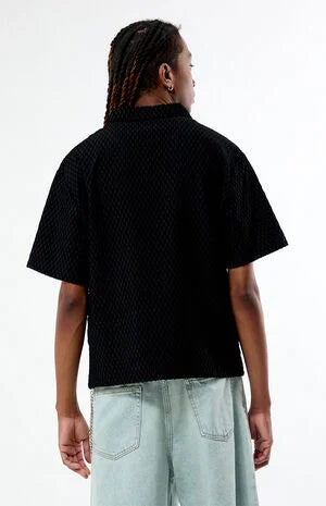 Pacsun Nomad Black Quarter Zip Shirt